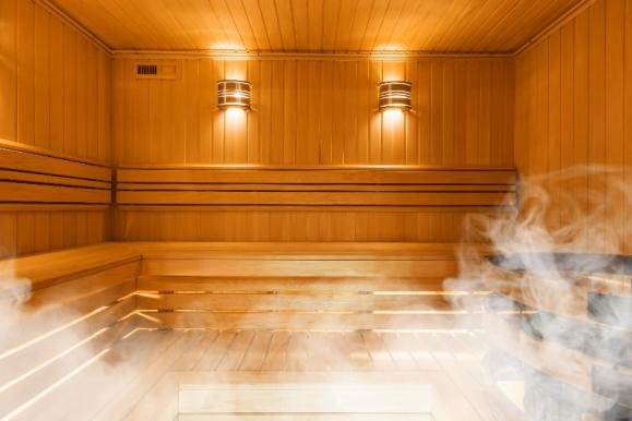 Installation de sauna pour hôtel